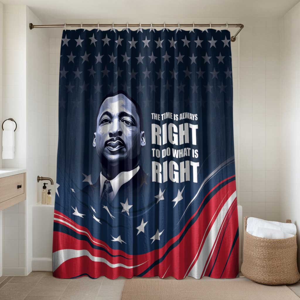 Honor MLK African-American Civil Rights Leaders Bathroom Set The Time Is Always Right To Do What Is Right