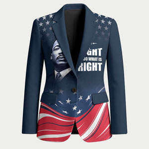 Honor MLK African-American Civil Rights Leaders Blazer The Time Is Always Right To Do What Is Right