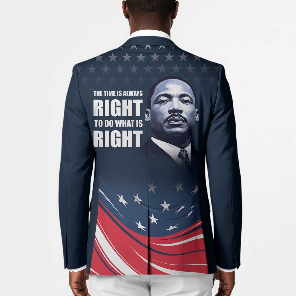 Honor MLK African-American Civil Rights Leaders Blazer The Time Is Always Right To Do What Is Right