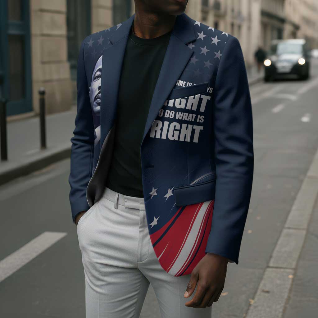 Honor MLK African-American Civil Rights Leaders Blazer The Time Is Always Right To Do What Is Right