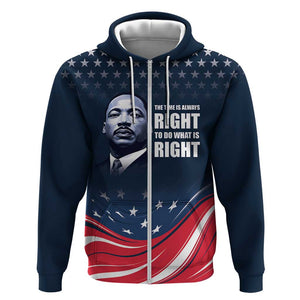 Honor MLK African-American Civil Rights Leaders Hoodie The Time Is Always Right To Do What Is Right