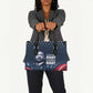 Honor MLK African-American Civil Rights Leaders Leather Bag The Time Is Always Right To Do What Is Right