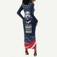 Honor MLK African-American Civil Rights Leaders Long Sleeve Bodycon Dress The Time Is Always Right To Do What Is Right LT9