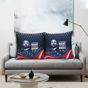 Honor MLK African-American Civil Rights Leaders Pillow Cover The Time Is Always Right To Do What Is Right
