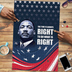 Honor MLK African-American Civil Rights Leaders Puzzle The Time Is Always Right To Do What Is Right