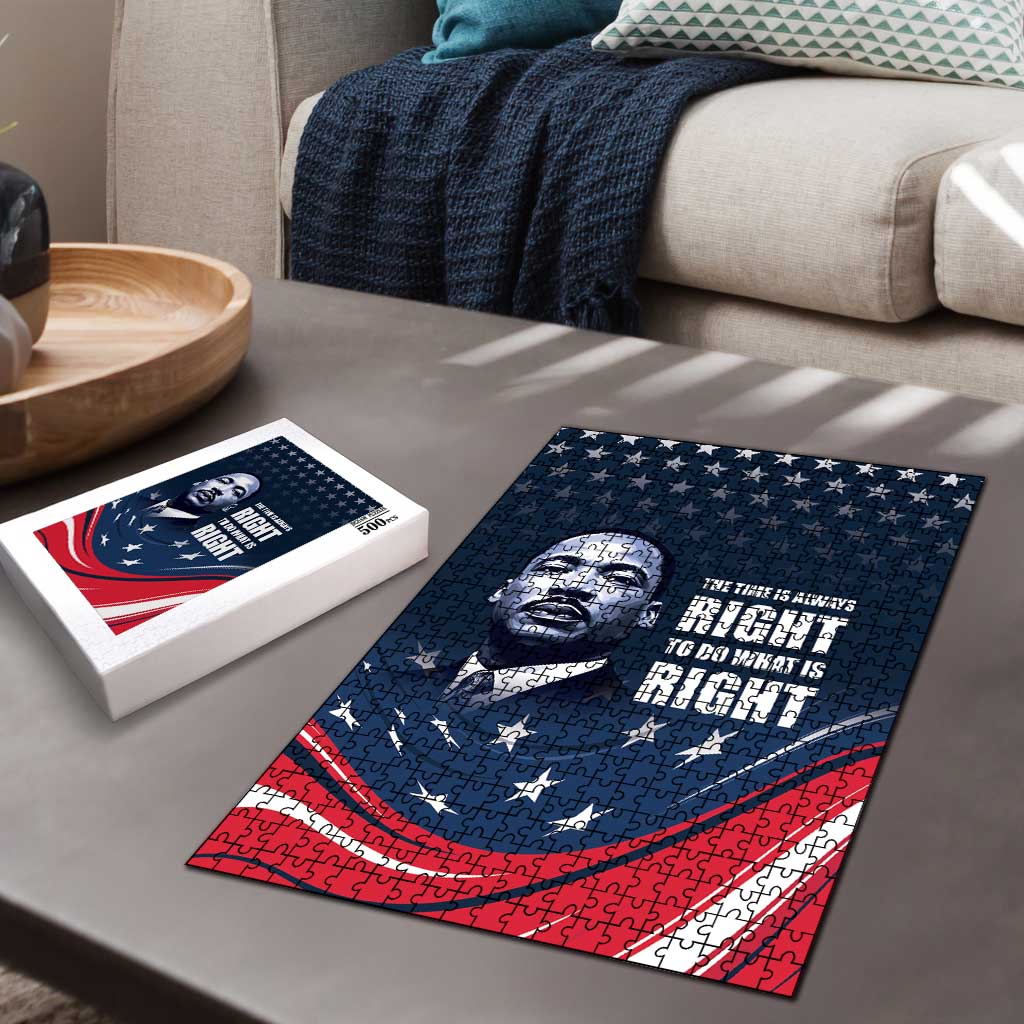 Honor MLK African-American Civil Rights Leaders Puzzle The Time Is Always Right To Do What Is Right