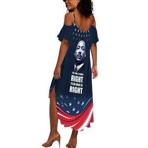 Honor MLK African-American Civil Rights Leaders Summer Maxi Dress The Time Is Always Right To Do What Is Right