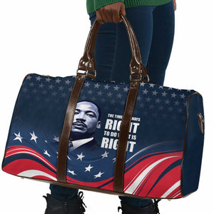 Honor MLK African-American Civil Rights Leaders Travel Bag The Time Is Always Right To Do What Is Right