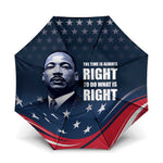 Honor MLK African-American Civil Rights Leaders Umbrella The Time Is Always Right To Do What Is Right