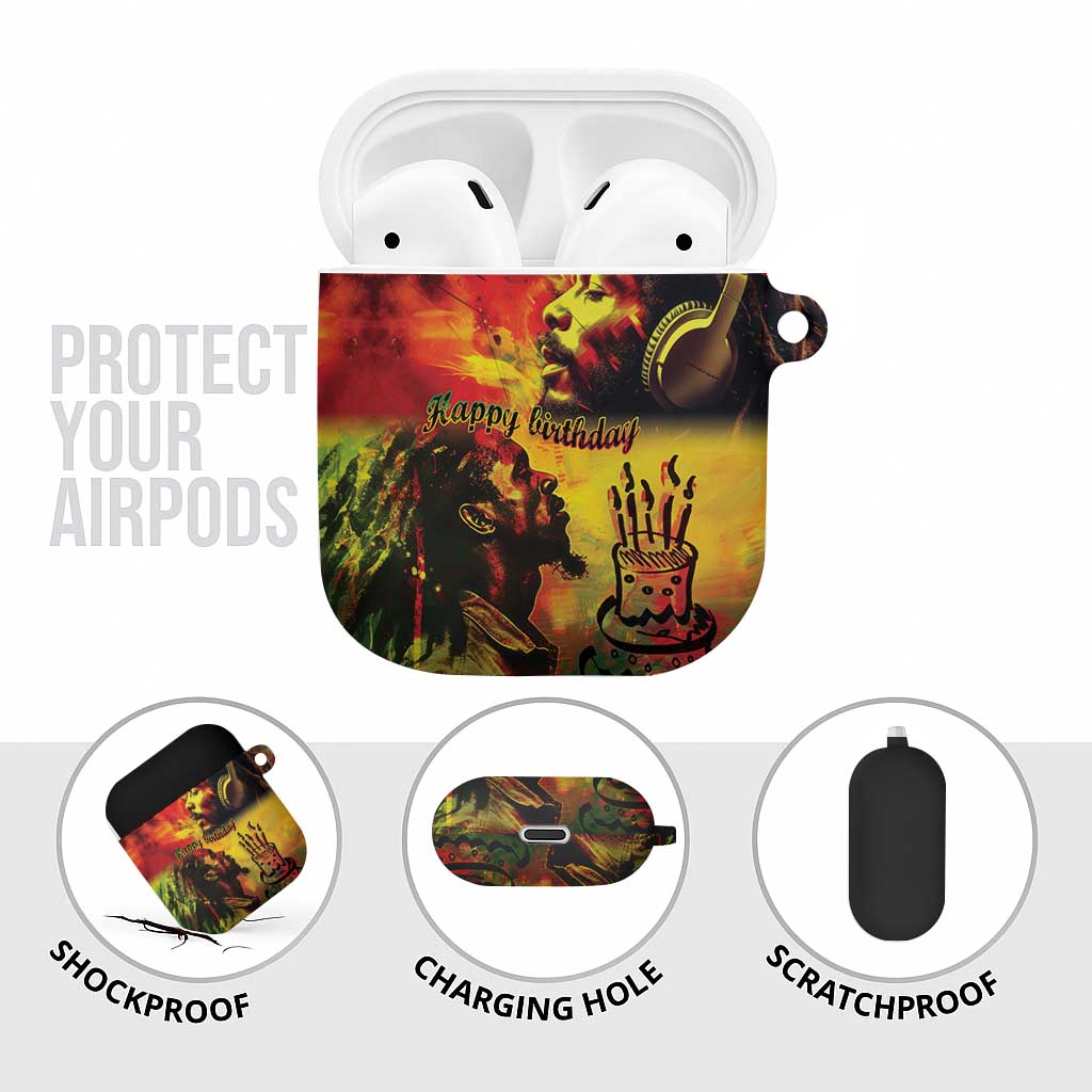 Happy Birthday King of Reggae AirPods Case