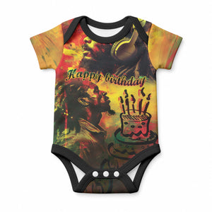 Happy Birthday King of Reggae Baby Onesie