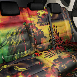 Happy Birthday King of Reggae Back Car Seat Cover