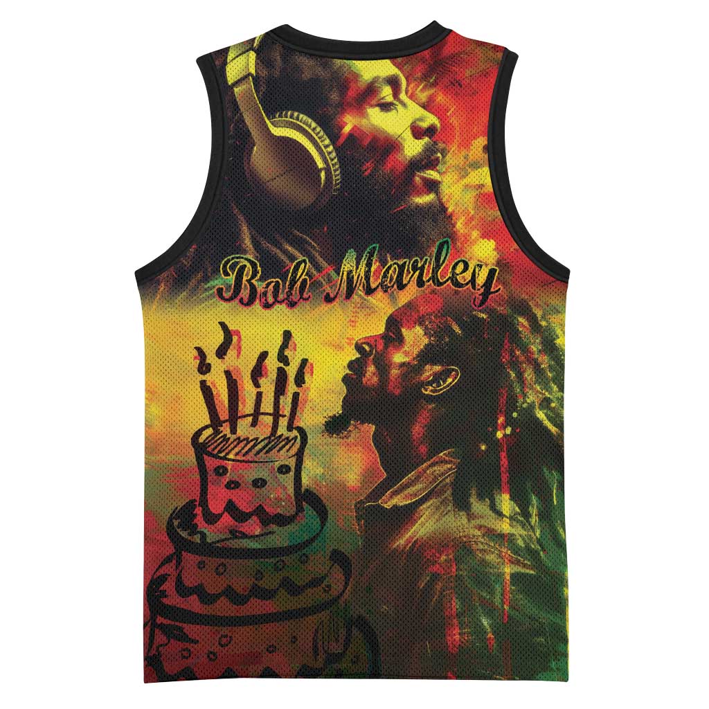 Happy Birthday King of Reggae Basketball Jersey LT9