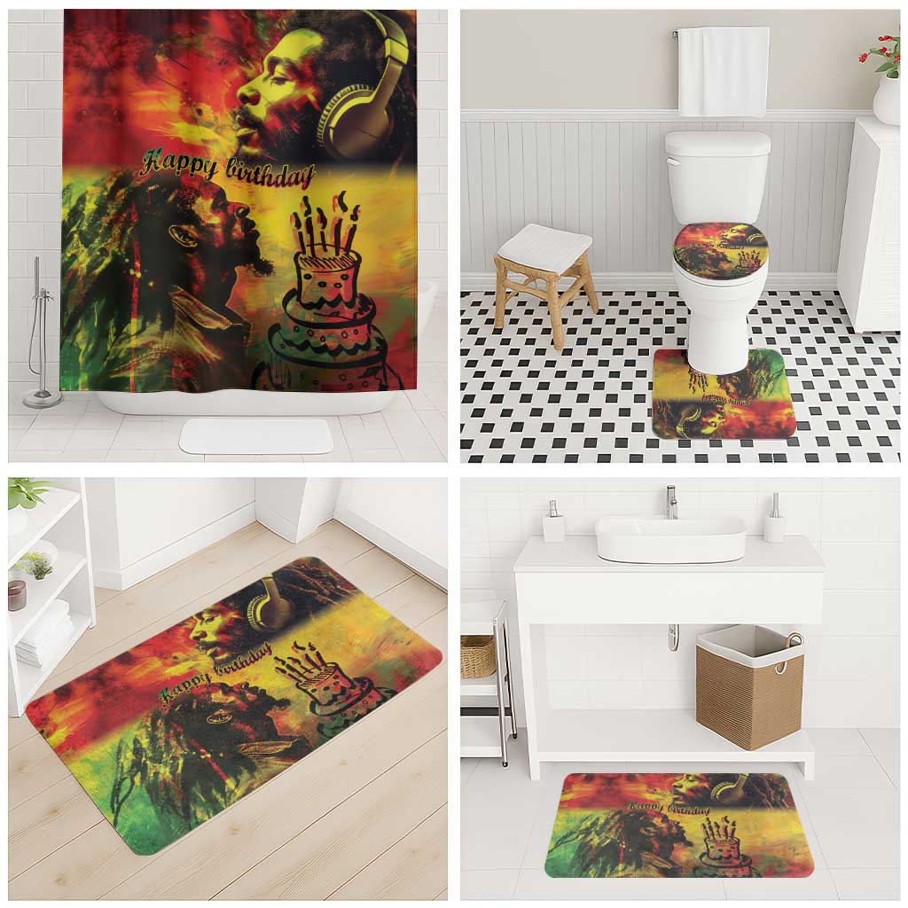 Happy Birthday King of Reggae Bathroom Set