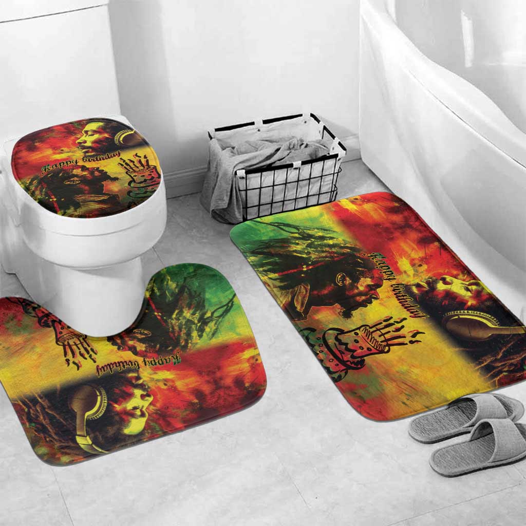 Happy Birthday King of Reggae Bathroom Set