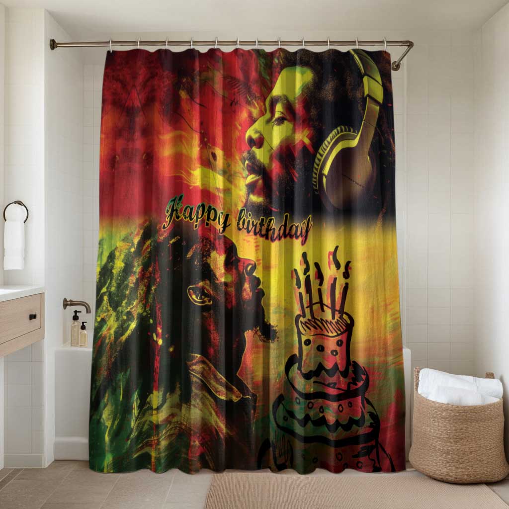 Happy Birthday King of Reggae Bathroom Set