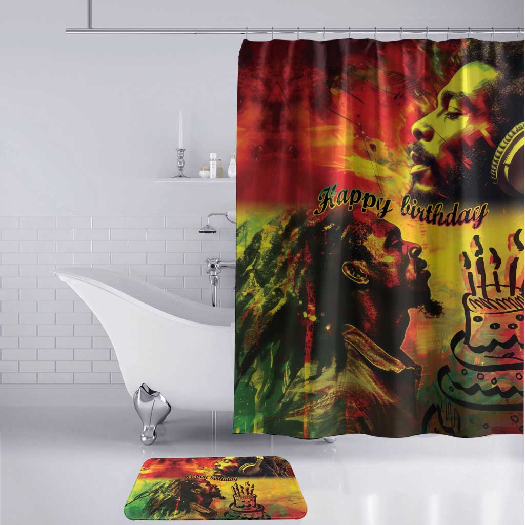Happy Birthday King of Reggae Bathroom Set