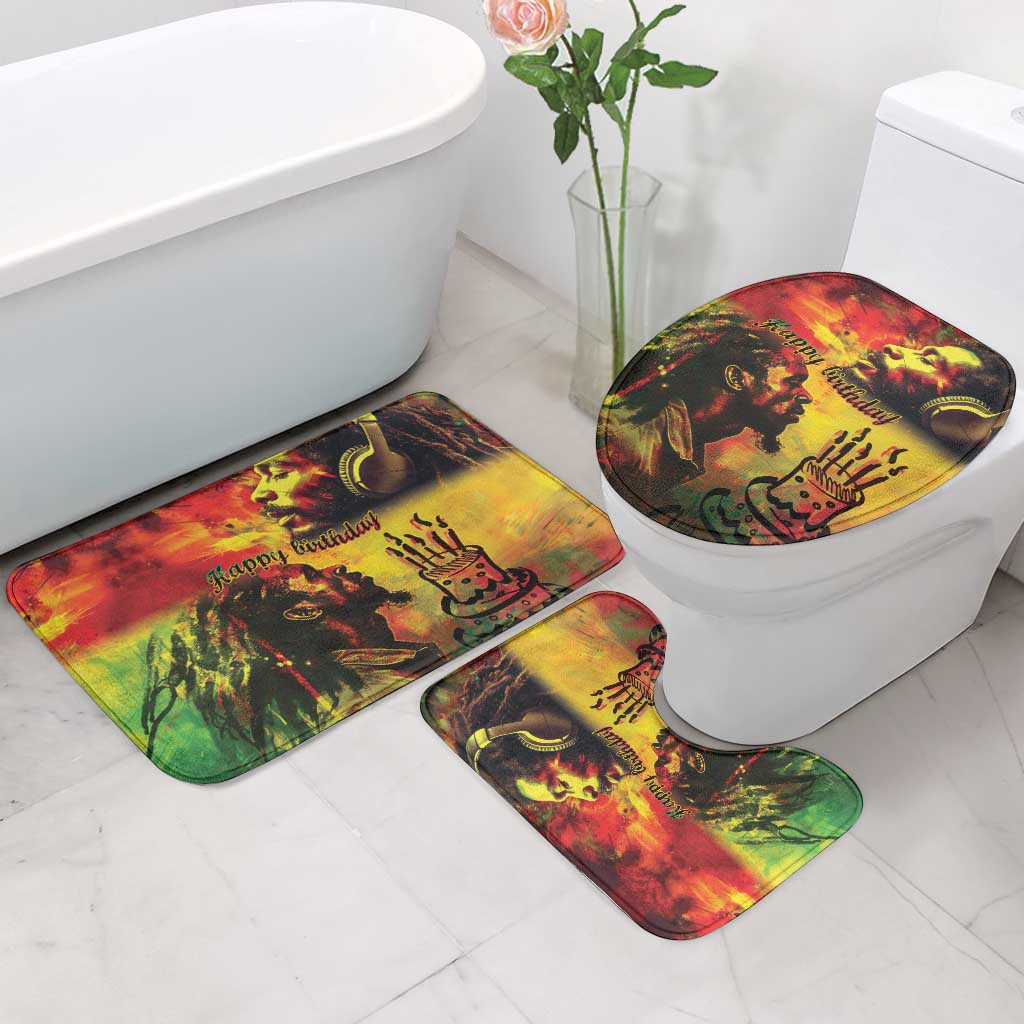 Happy Birthday King of Reggae Bathroom Set
