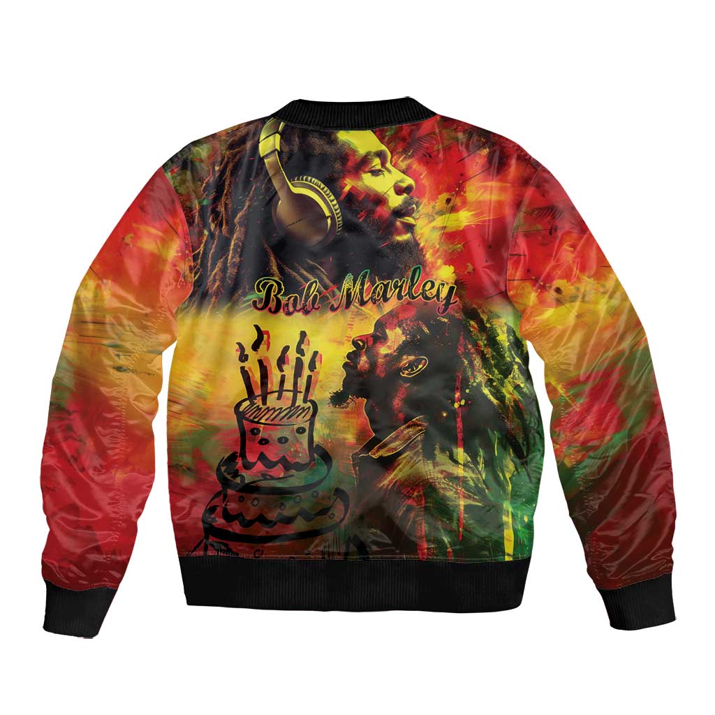 Happy Birthday King of Reggae Bomber Jacket