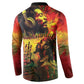 Happy Birthday King of Reggae Button Sweatshirt