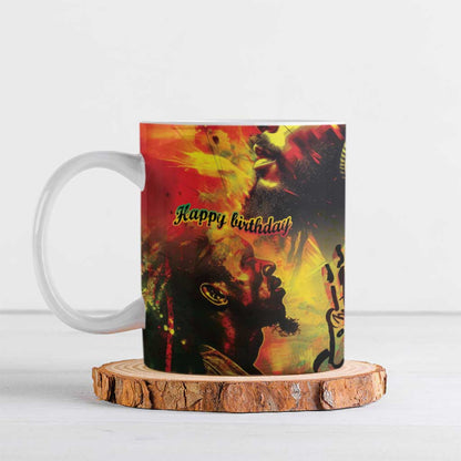 Happy Birthday King of Reggae Ceramic Mug