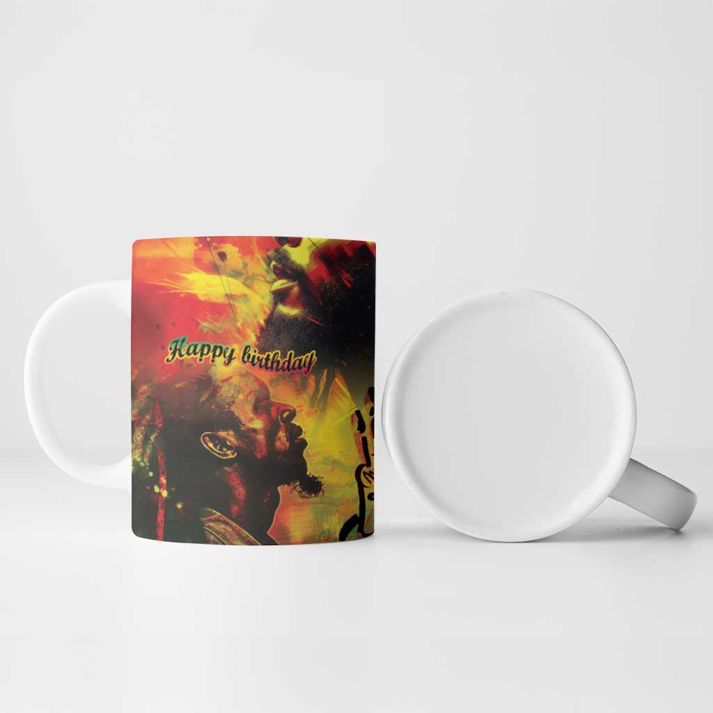 Happy Birthday King of Reggae Ceramic Mug