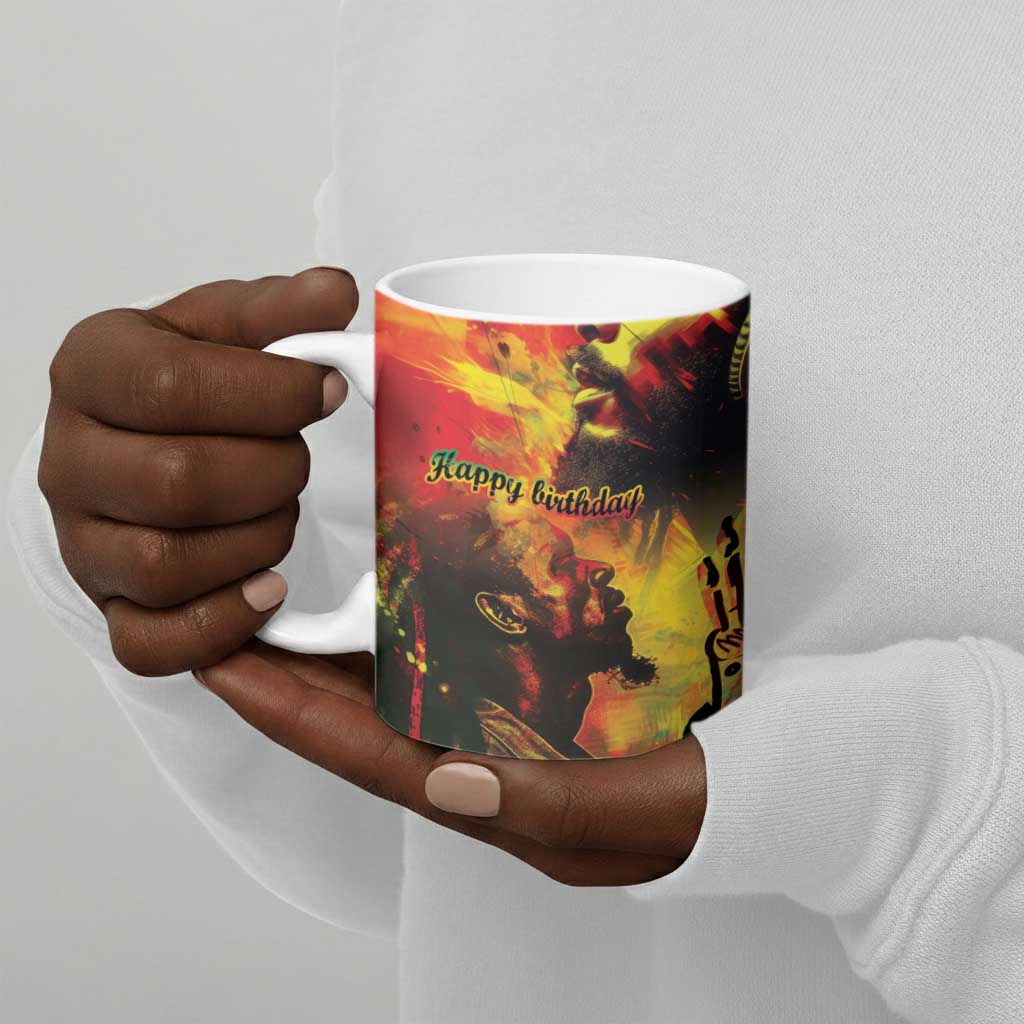 Happy Birthday King of Reggae Ceramic Mug