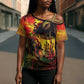 Happy Birthday King of Reggae Cross Shoulder Shirt