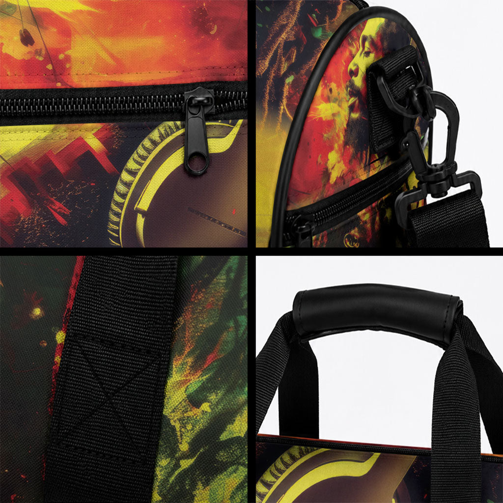 Happy Birthday King of Reggae Duffle Bag