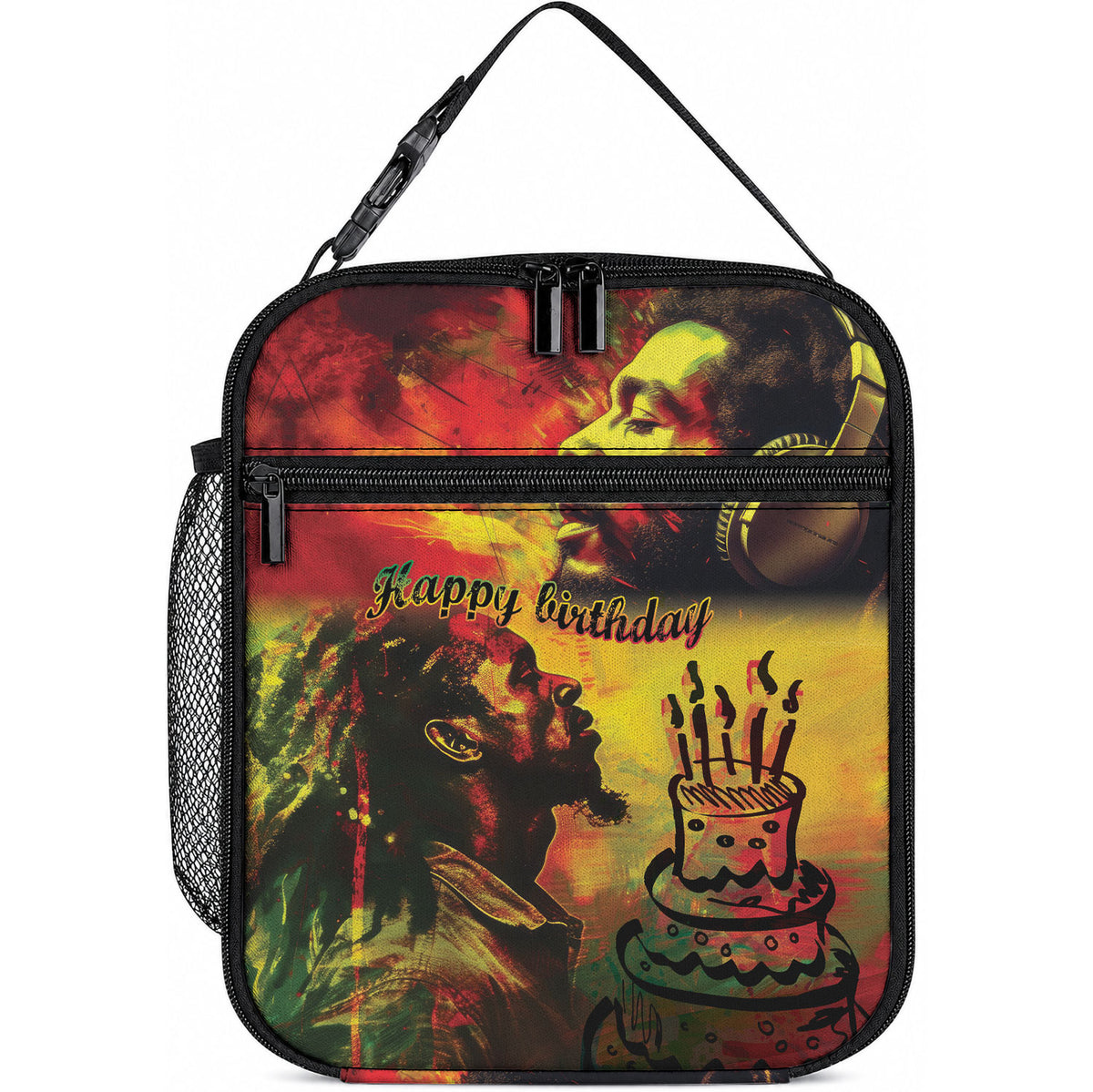 Happy Birthday King of Reggae Lunch Bag