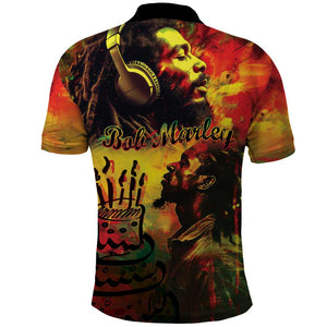 Happy Birthday King of Reggae Polo Shirt