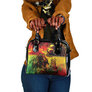 Happy Birthday King of Reggae Shoulder Handbag