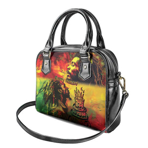 Happy Birthday King of Reggae Shoulder Handbag