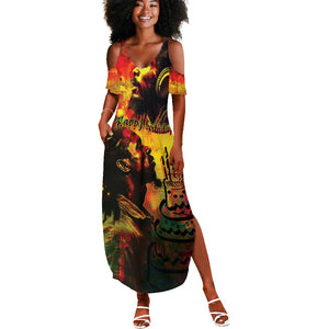 Happy Birthday King of Reggae Summer Maxi Dress