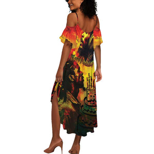 Happy Birthday King of Reggae Summer Maxi Dress