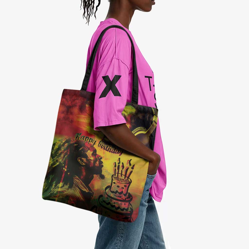 Happy Birthday King of Reggae Tote Bag