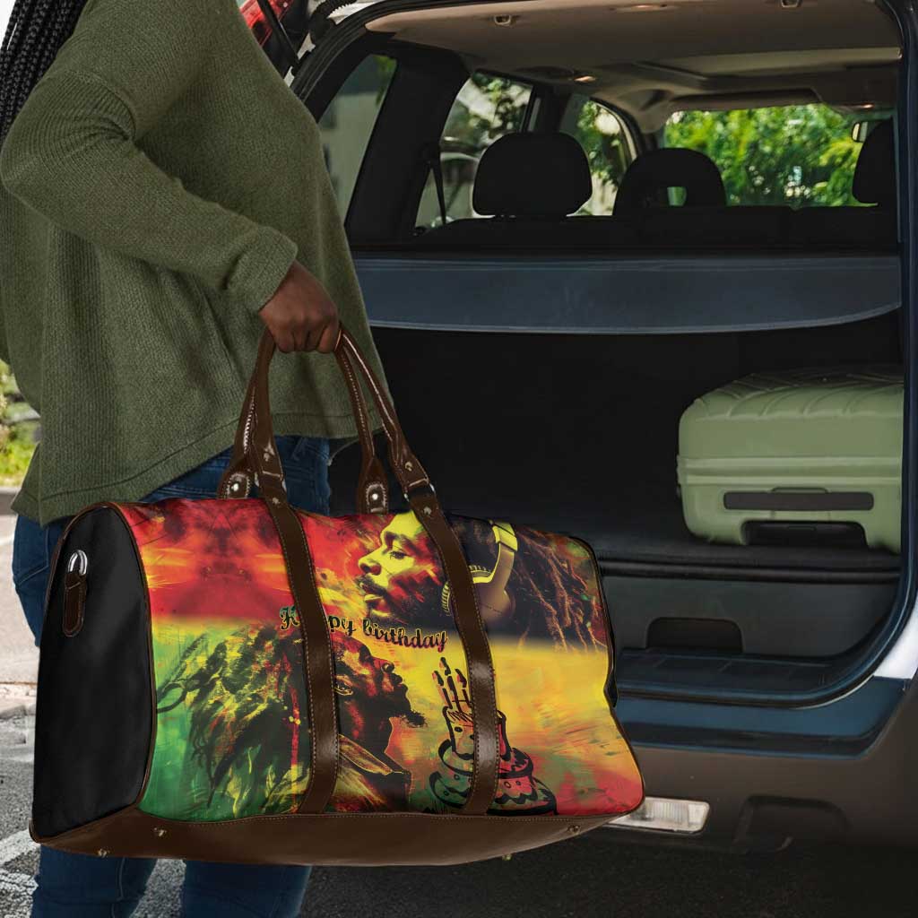 Happy Birthday King of Reggae Travel Bag