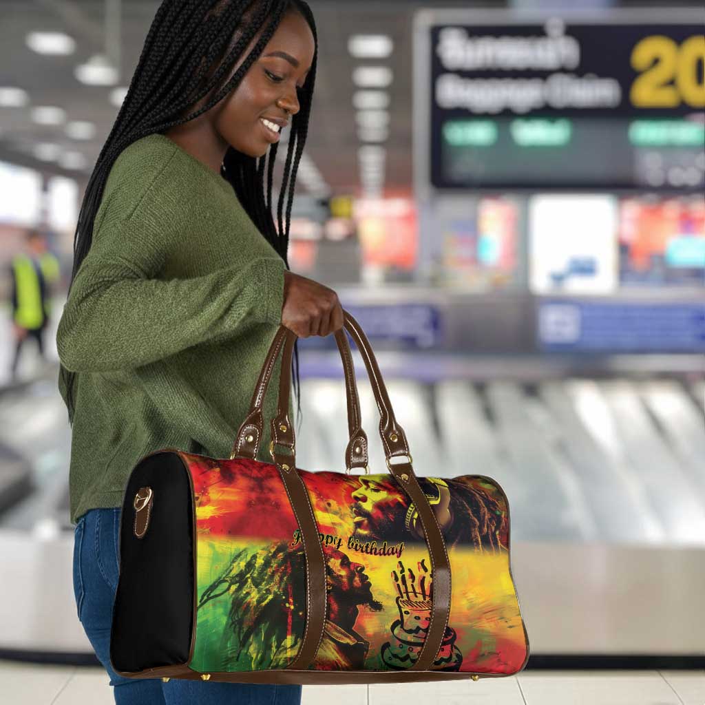 Happy Birthday King of Reggae Travel Bag