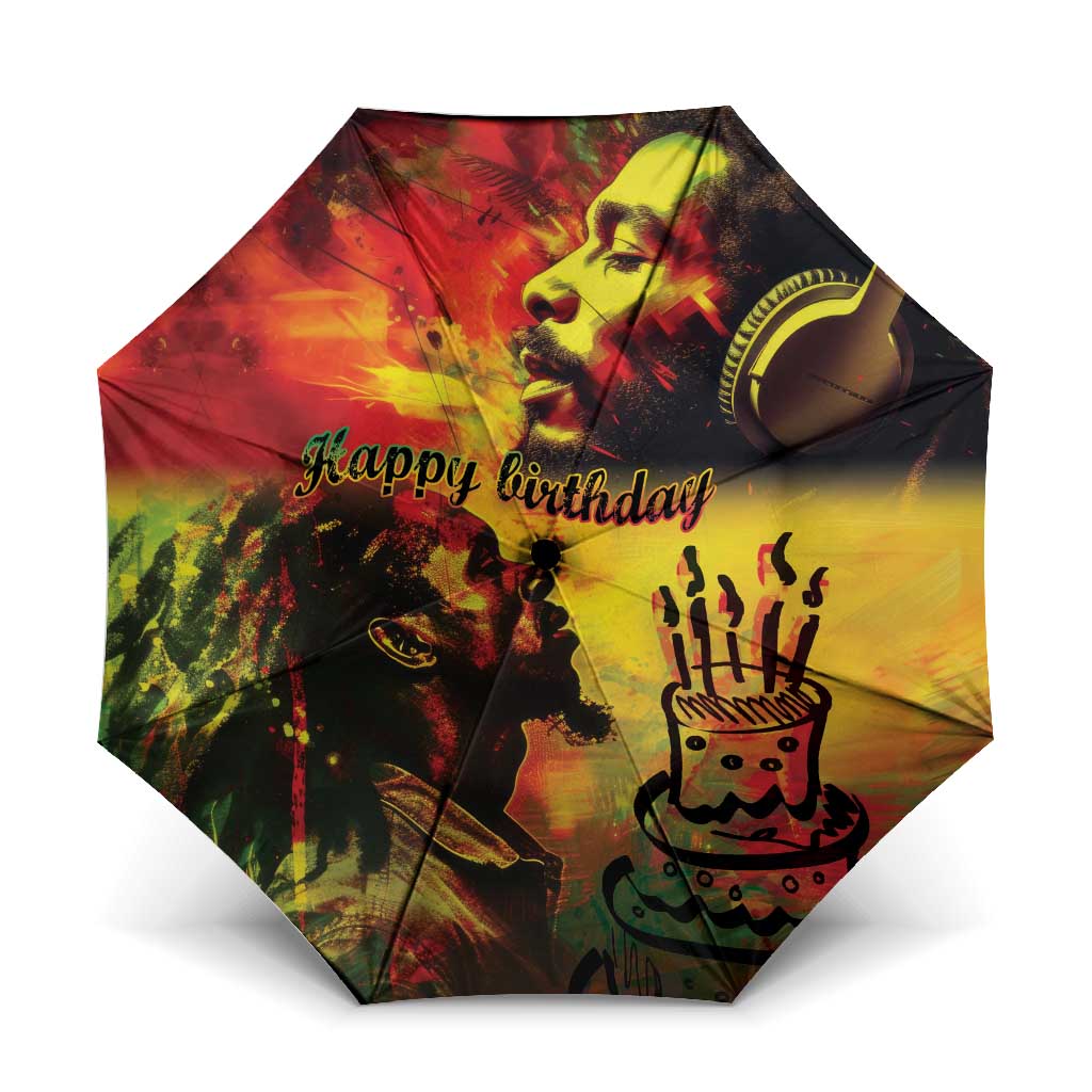 Happy Birthday King of Reggae Umbrella