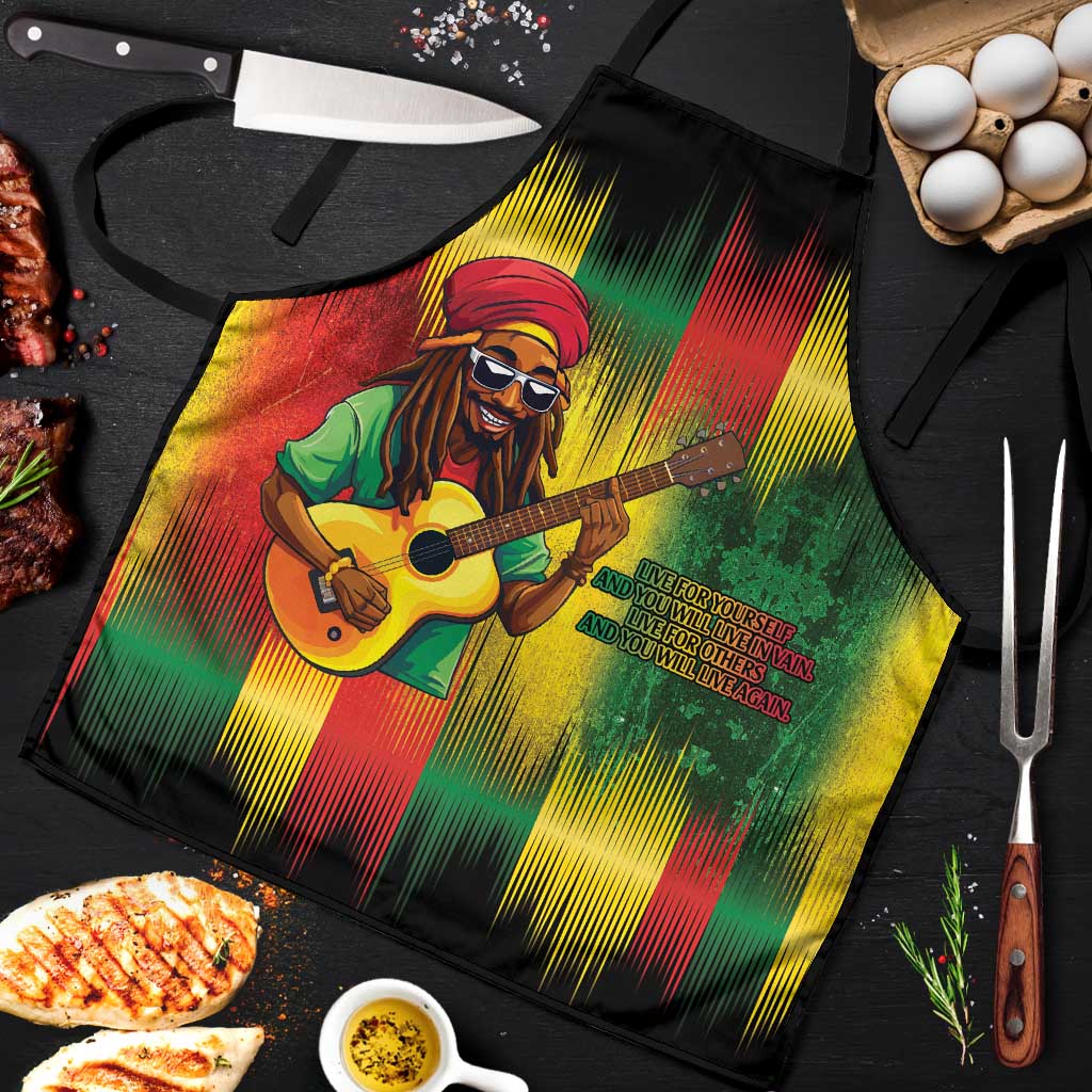Honoring Reggae Legend Bob Birthday Apron