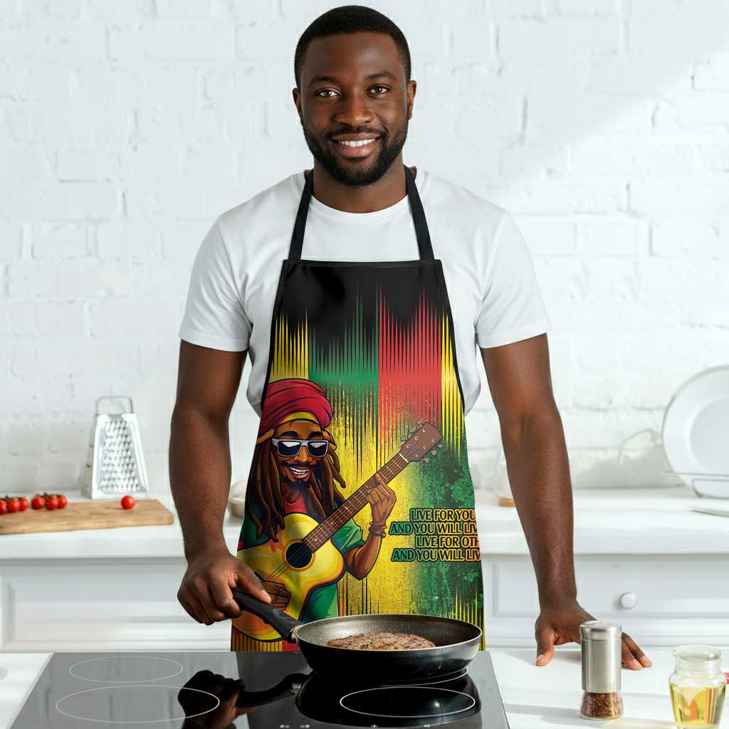 Honoring Reggae Legend Bob Birthday Apron