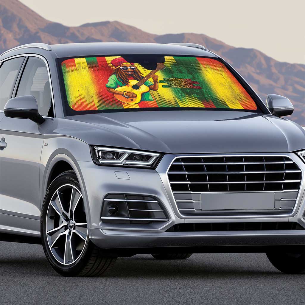 Honoring Reggae Legend Bob Birthday Auto Sun Shade