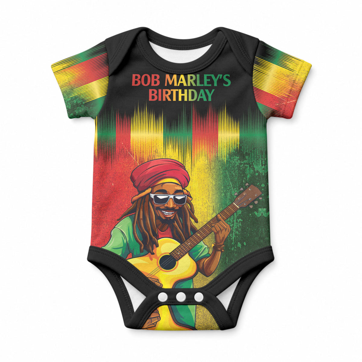 Honoring Reggae Legend Bob Birthday Baby Onesie
