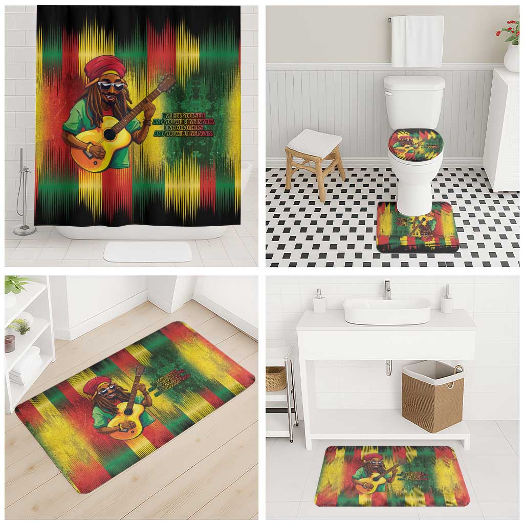 Honoring Reggae Legend Bob Birthday Bathroom Set