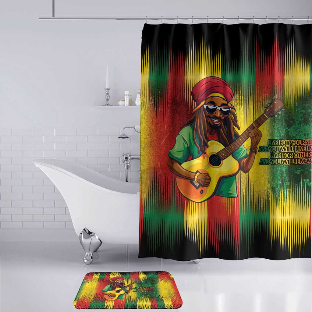 Honoring Reggae Legend Bob Birthday Bathroom Set