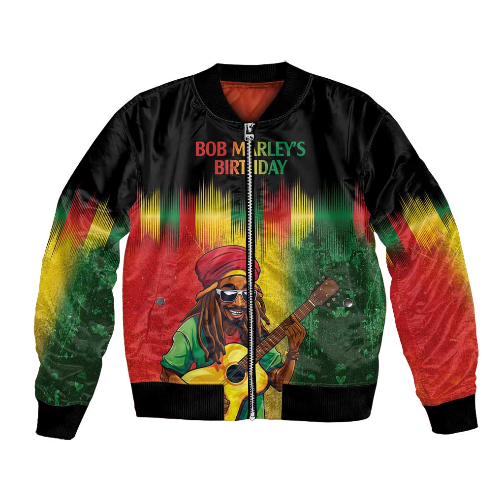 Honoring Reggae Legend Bob Birthday Bomber Jacket