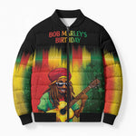 Honoring Reggae Legend Bob Birthday Bomber Puffer Jacket