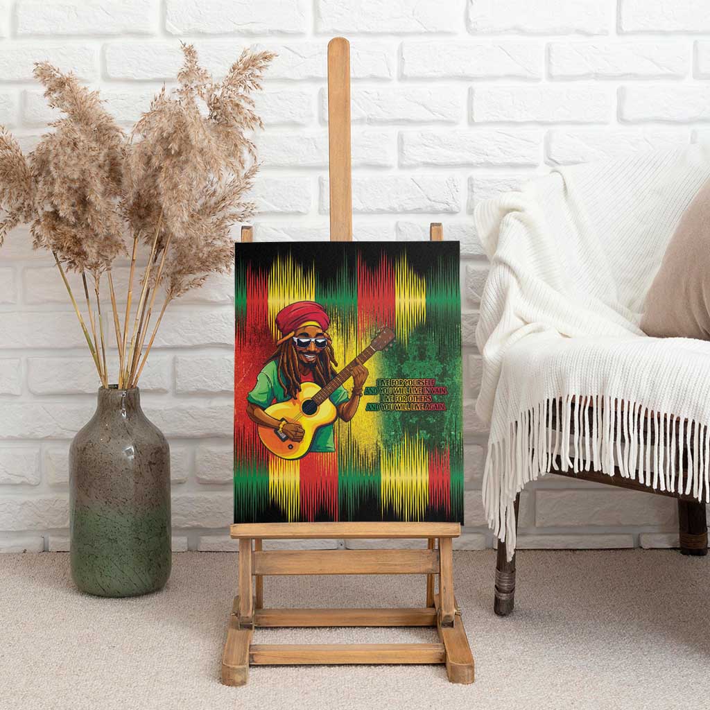 Honoring Reggae Legend Bob Birthday Canvas Wall Art