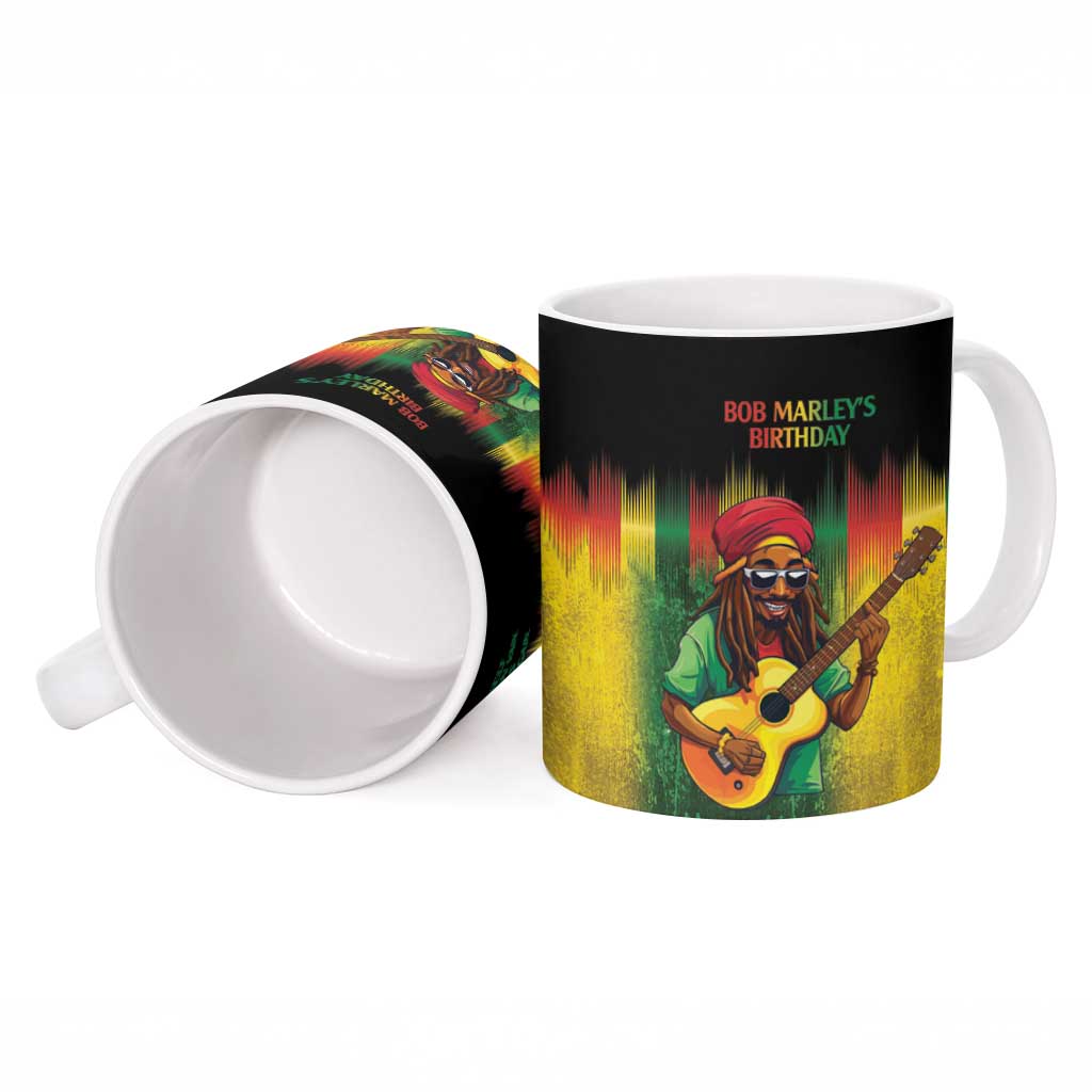 Honoring Reggae Legend Bob Birthday Ceramic Mug