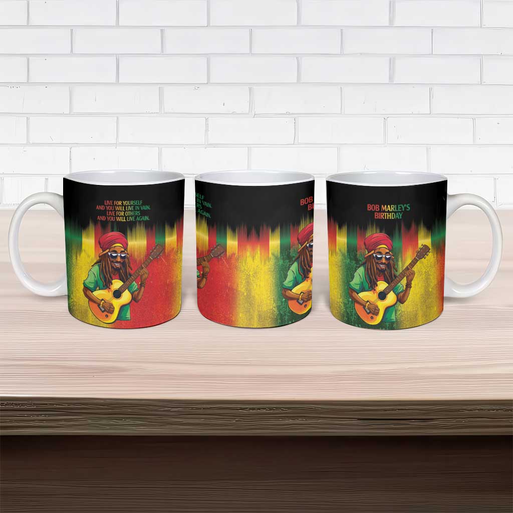 Honoring Reggae Legend Bob Birthday Ceramic Mug